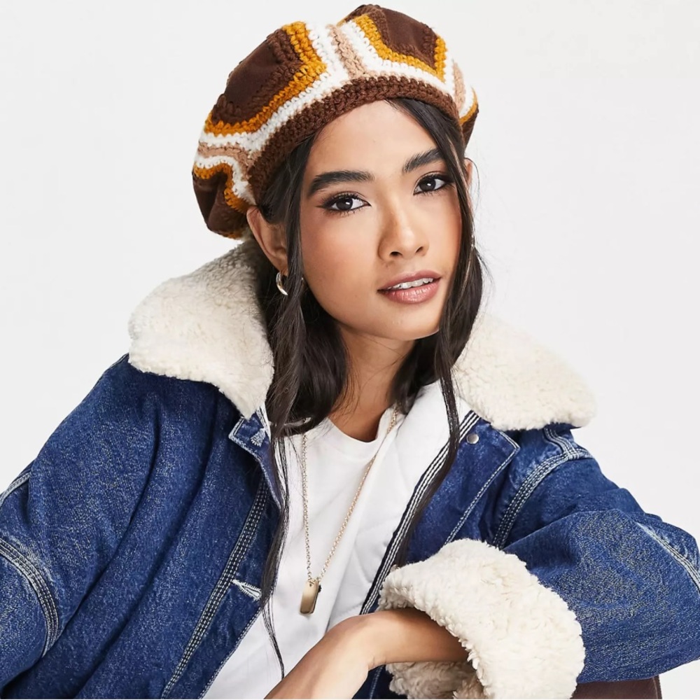 Crochet beret